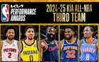 NBA常規(guī)賽最佳三陣：CC、哈利、哈登、唐斯、威廉姆斯