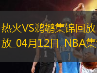 04月12日NBA常規(guī)賽 熱火 - 鵜鶘 精彩鏡頭